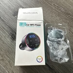 Dual PD Car Charger with Bluetooth FM Transmitter High Fidelity Sound Safety